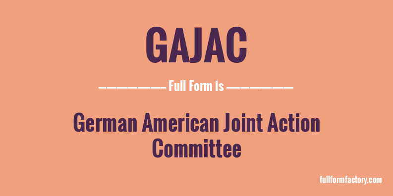 gajac-full-form