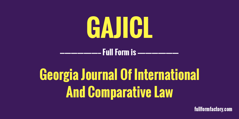 gajicl-full-form