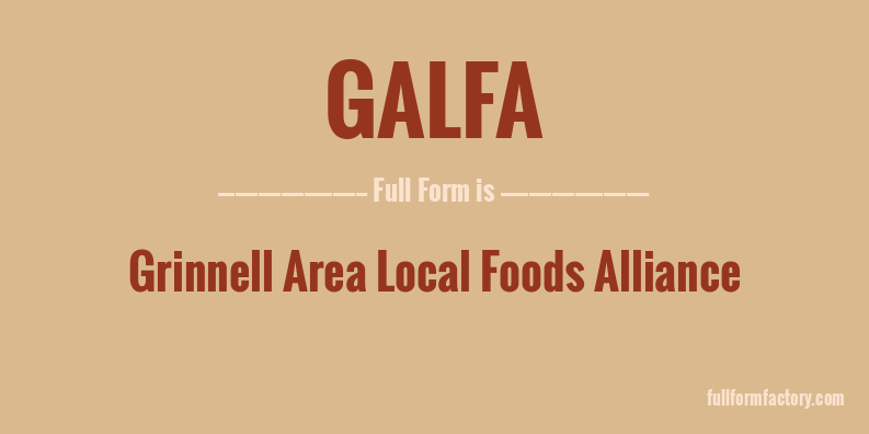 galfa-full-form