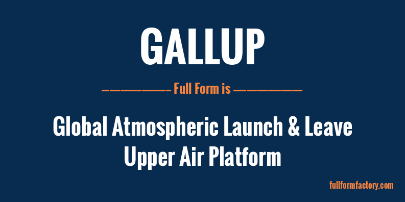gallup-full-form