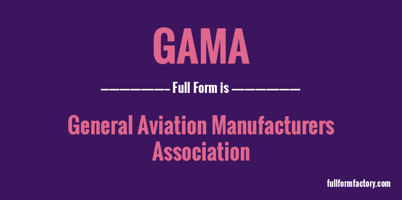 gama-full-form