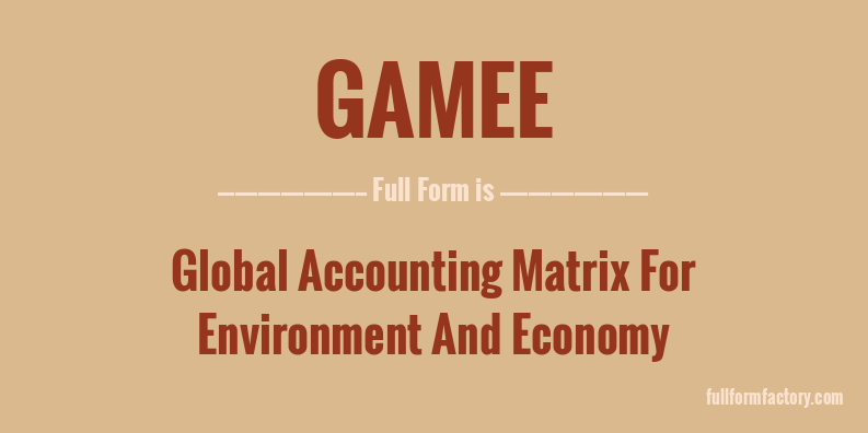 gamee-full-form