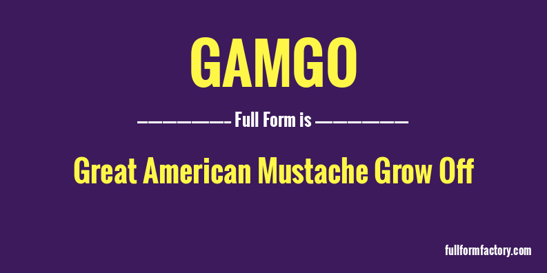 gamgo-full-form