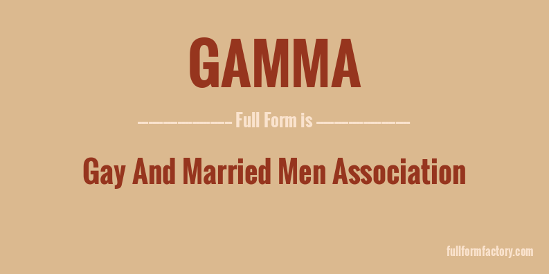 gamma-full-form