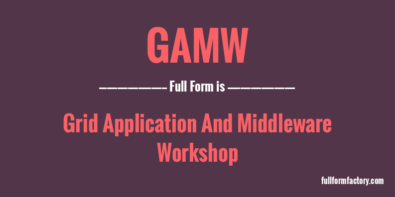 gamw-full-form