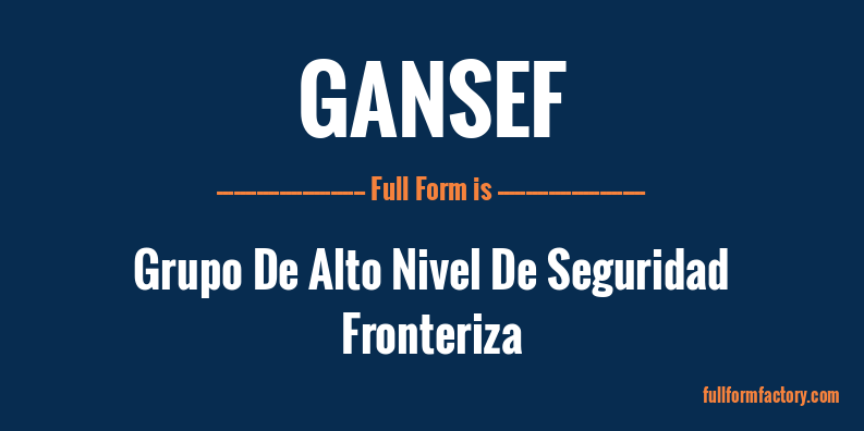 gansef-full-form