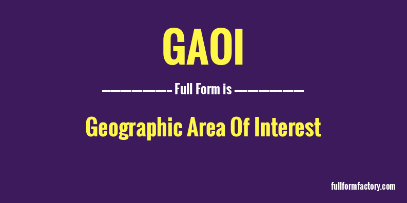 gaoi-full-form