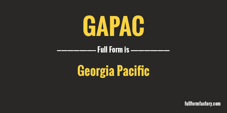 gapac-full-form