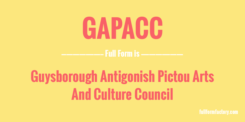 gapacc-full-form