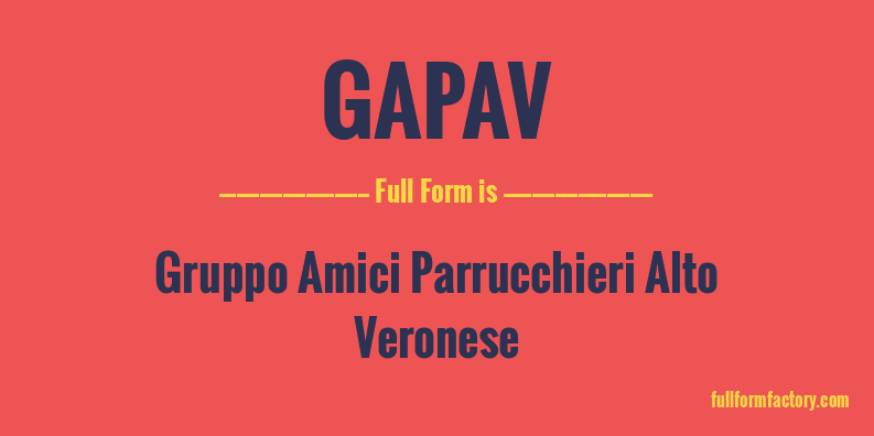 gapav-full-form