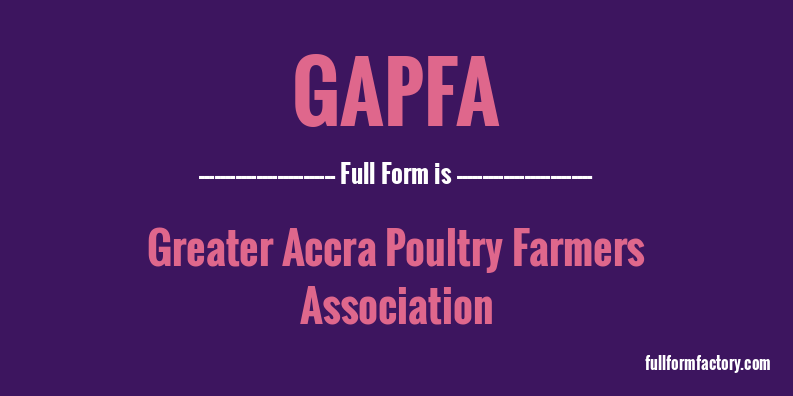 gapfa-full-form