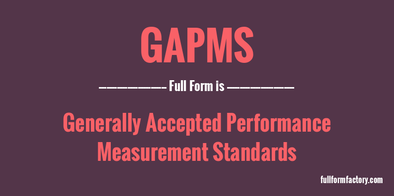 gapms-full-form