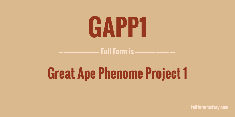 gapp1-full-form