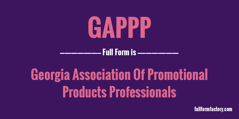 gappp-full-form