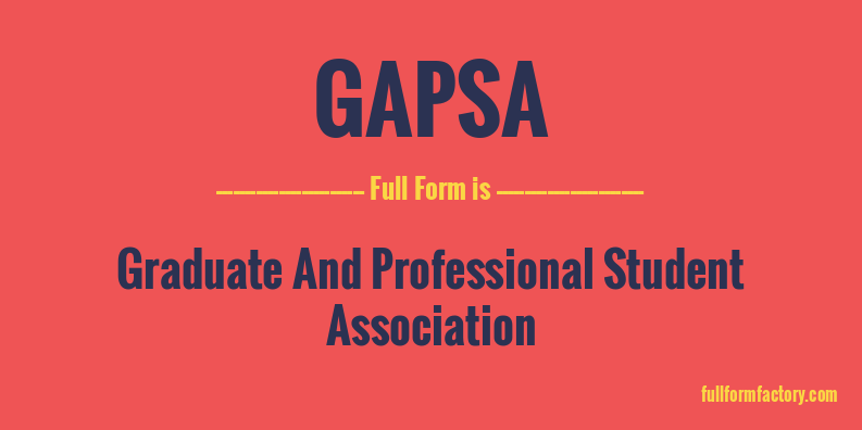 gapsa-full-form