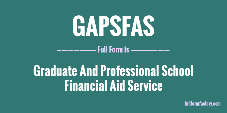 gapsfas-full-form