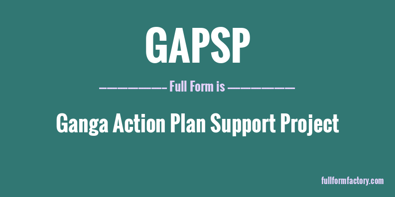gapsp-full-form