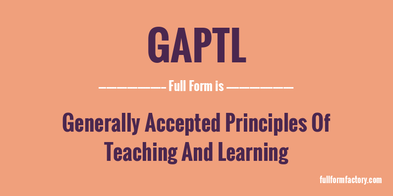 gaptl-full-form