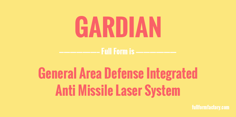 gardian-full-form