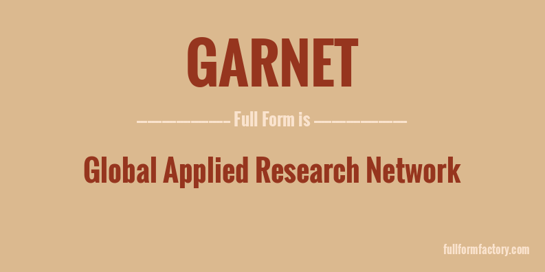garnet-full-form