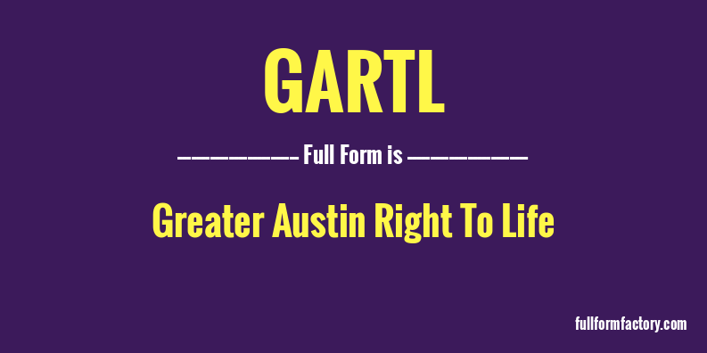 gartl-full-form
