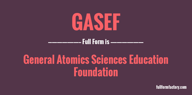 gasef-full-form