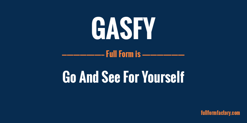 gasfy-full-form