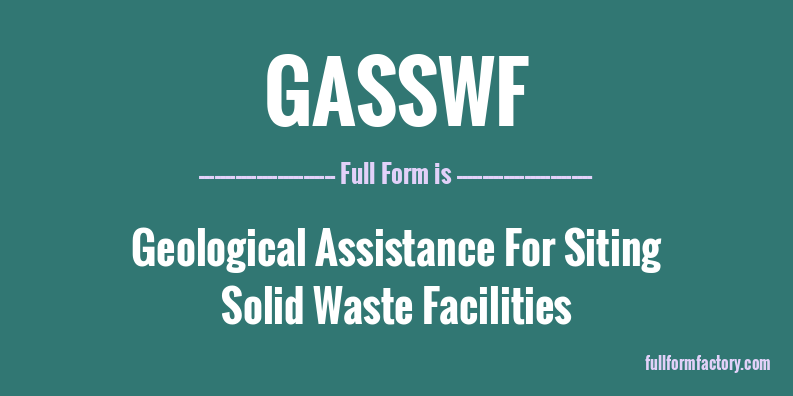 gasswf-full-form