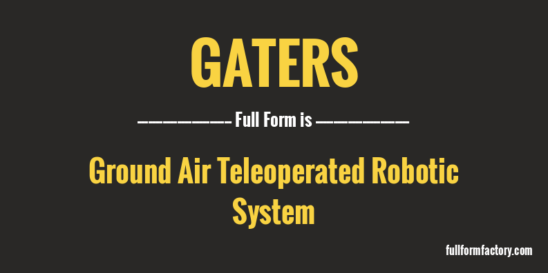 gaters-full-form