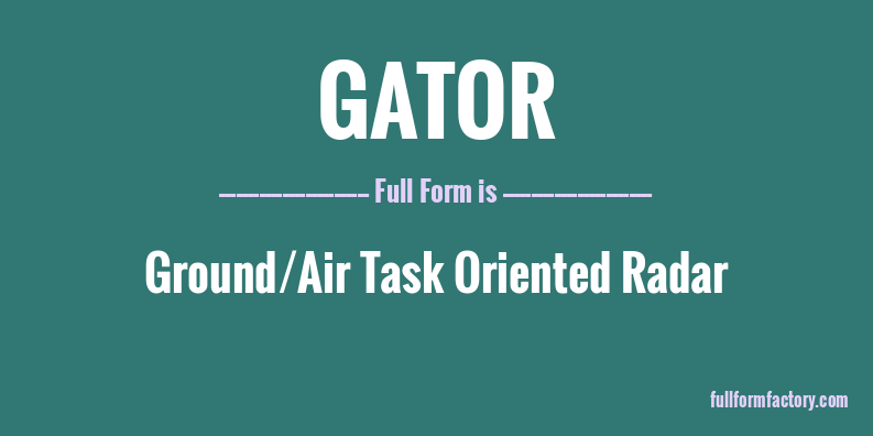 gator-full-form