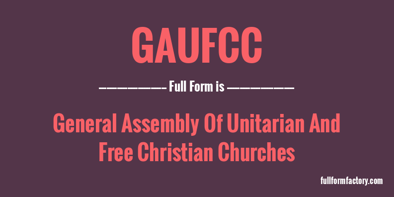 gaufcc-full-form