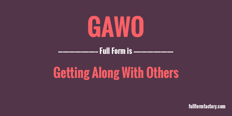 gawo-full-form