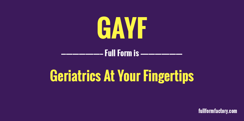 gayf-full-form