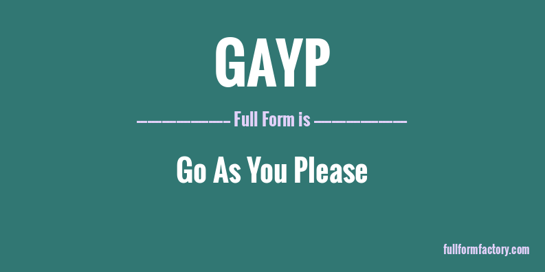 gayp-full-form