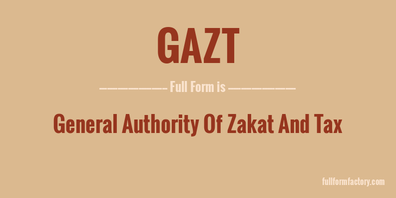 gazt-full-form