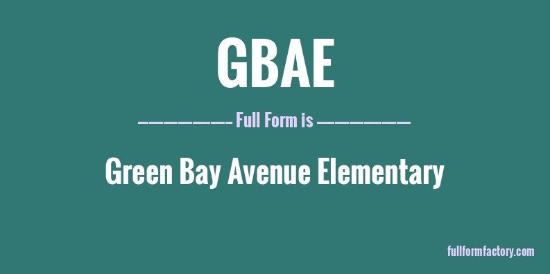 gbae-full-form