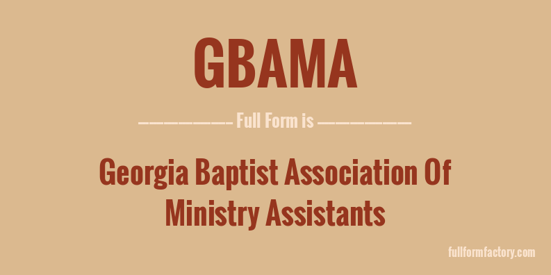 gbama-full-form