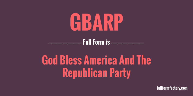 gbarp-full-form