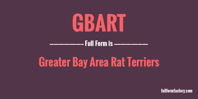 gbart-full-form