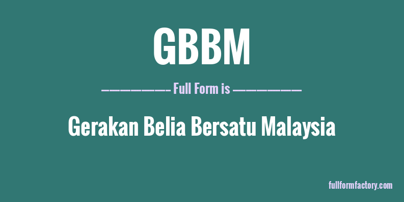 gbbm-full-form