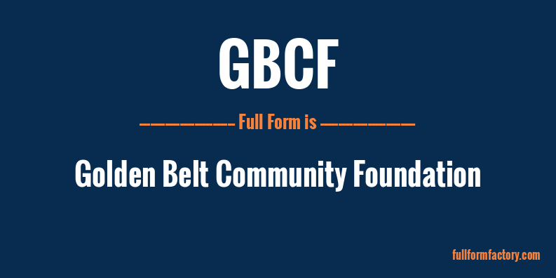 gbcf-full-form