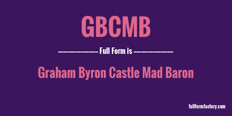gbcmb-full-form