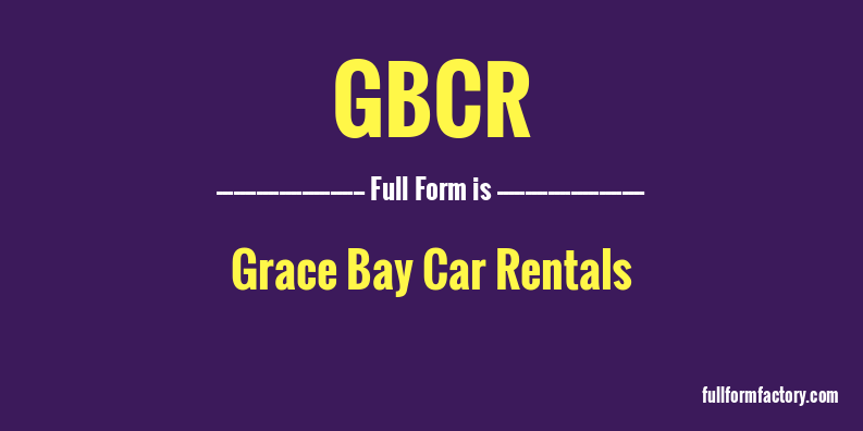 gbcr-full-form