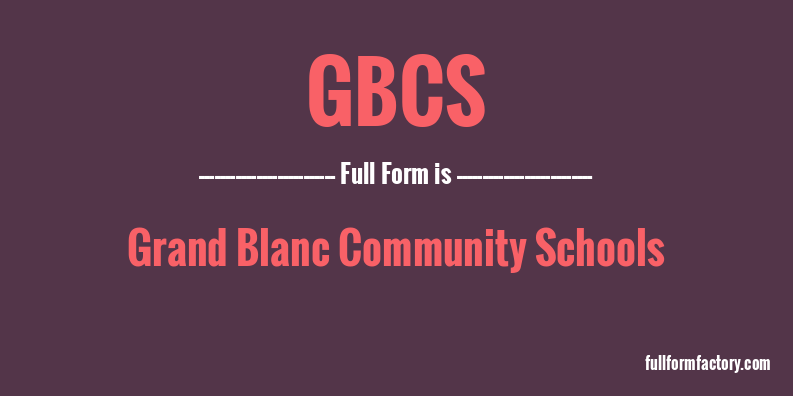 gbcs-full-form