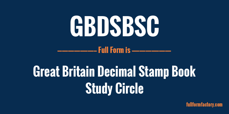 gbdsbsc-full-form