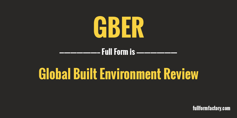 gber-full-form