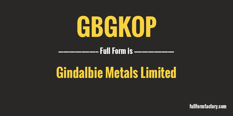 gbgkop-full-form