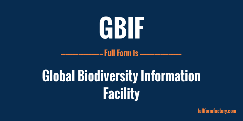 gbif-full-form