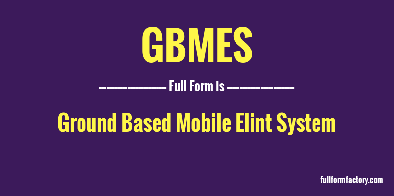 gbmes-full-form
