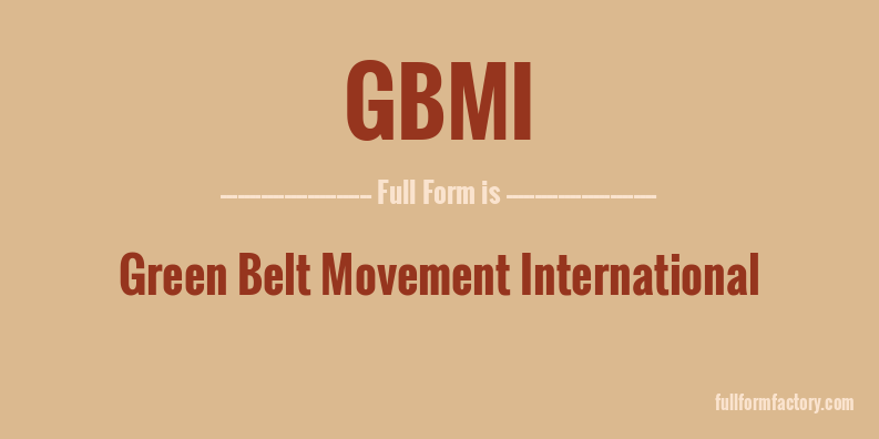 gbmi-full-form